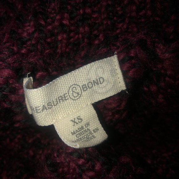 Treasure & Bond XS Sweater Turtleneck Wool blend - Picture 3 of 12